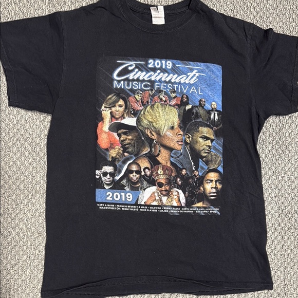 Vintage Other - 2019 Cincinnati Music Festival Rap T-Shirt